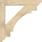 Ekena Millwork Merced Slat Rough Sawn Bracket w/ Offset Brace, Douglas Fir, 6"W x 34"D x 34"H BKT0604X34X34MRC06RDF - alternate 3